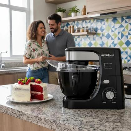 Imagem de Batedeira Planetária Britânia BBP900A 900W 12 Velocidades Preta 127V