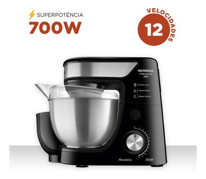 Imagem de Batedeira Planetária, Mondial, 700W - BP-02P-B-TI