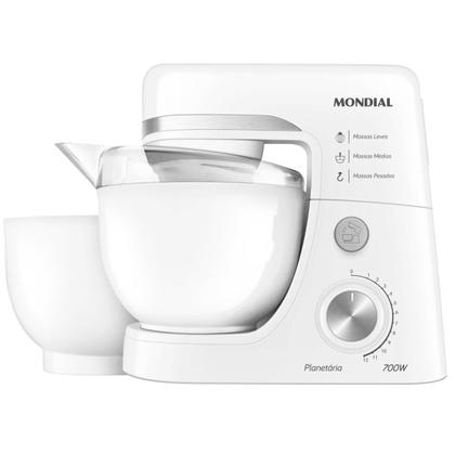 Imagem de Batedeira Planetária Mondial BP-03W-2B Com 12 Velocidades 700W Branca