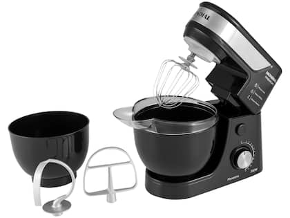 Batedeira Planetária Mondial Preto e Inox 700W