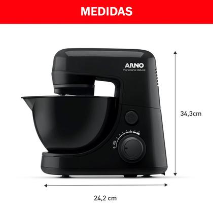 Imagem de Batedeira Planetária Nova Deluxe 270W 4,1L 8 Velocidades - Arno