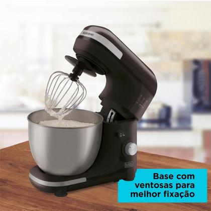 Imagem de Batedeira Planetária Orbitale Black e Decker 5 Litros Preta 127v