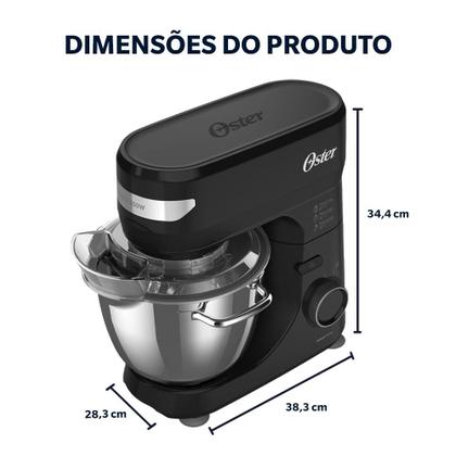 Imagem de Batedeira Planetária Oster Bowl Inox III