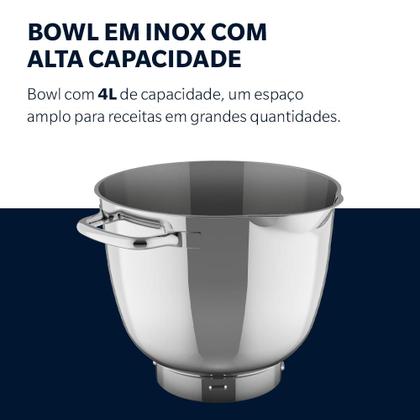 Imagem de Batedeira Planetária Oster Bowl Inox III