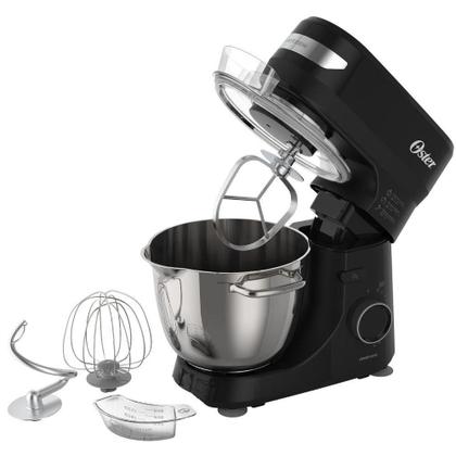Imagem de Batedeira Planetária Oster OBAT641 Bowl Inox Capacidade 4L 850W 12 Velocidades + Partida Suave