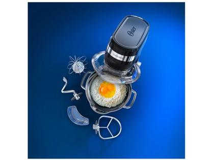 Imagem de Batedeira Planetária Oster Preta 850W 12 Velocidades Tigela Inox 4L OBAT641