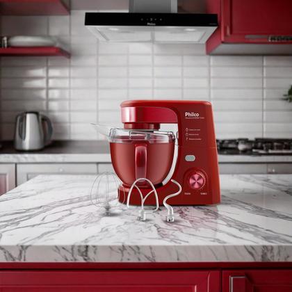 Imagem de Batedeira Planetária Philco 4,5L Turbo Red 700W PHP500V