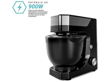Imagem de Batedeira Planetária Philco Preta 800W 12 Velocidades 5 Litros PBP90A 103401154