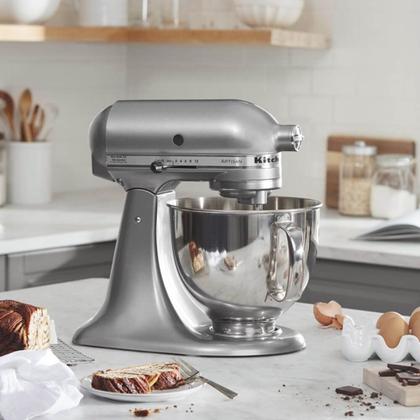 Batedeira Planetária Stand Mixer 110V KitchenAid Cinza - Batedeira