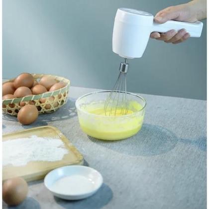 Imagem de Batedeira Portátil Usb SemFio Mixer 2 Em 1 Elétrico 5 Veloc