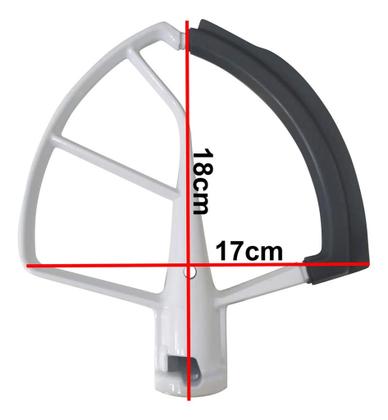 Imagem de Batedor De Massas Raquete Borda Batedeira Kitchenaid Ksmc895