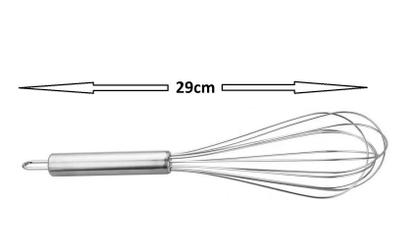 Batedor Fuê De Ovos Inox 29,5cm Bolo-R - Zein Imagem de Batedor Fuê De Ovos Inox 29,5cm Bolo-R