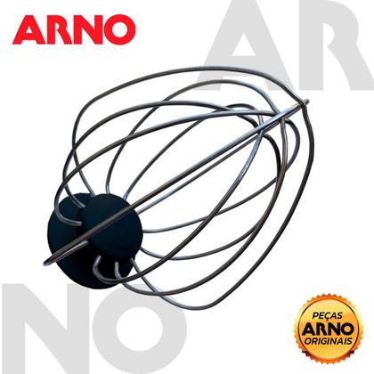Imagem de Batedor Globo Leve Aço Batedeira Planetária Arno Deluxe SX81 SuperChef BPA