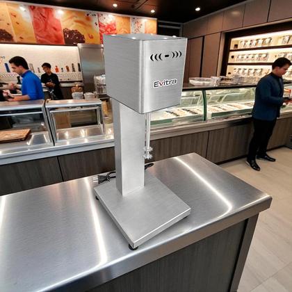 Imagem de Batedor Maquina De Milkshake Misturador Mixer Em Inox De Sorvetes Poupas Bebida Gelada Cremosa Vitaminas Para Gelaterias Sorveterias 1200W