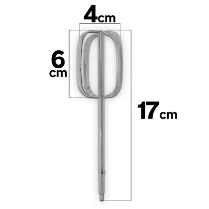 Imagem de Batedor Massa Leve Original Para Batedeiras Mondial B-05, B-07, B-08, B-11, B-12, B-28