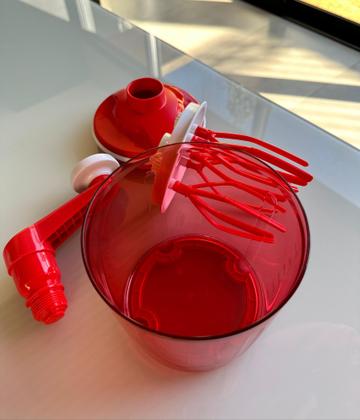 Imagem de Batedor Speedy Chef Tupperware 1,2 Vermelho