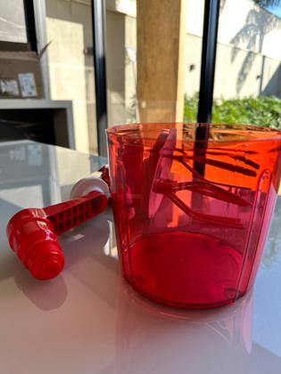 Imagem de Batedor Speedy Chef Tupperware 1,2 Vermelho