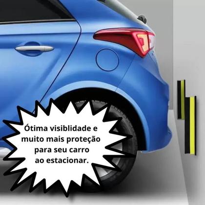 Imagem de Batente Protetor Parachoque VONDER Garagem Estacionamento Parede Universal Não Risca