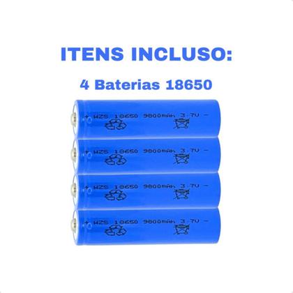 Imagem de Bater 18650 Energ Power Recarregável 3.7 Volts 6800Mah Enviamos Hoje Mesmo Alta Durabilidade