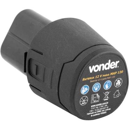 Imagem de Bateria 12,0 V, Íons de Lítio, Para Máquina de Assentar Piso MAP 120 e MAP 125, Vonder 12 V OstenVonder