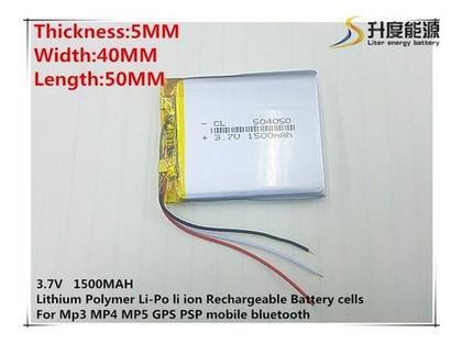 Imagem de Bateria 1500mah 3,7 Gps 5 Polegadas Tv