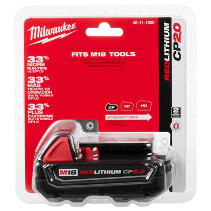 Imagem de Bateria 18v 2ah ions de litio 48-11-2059/48-11-1820 milwaukee