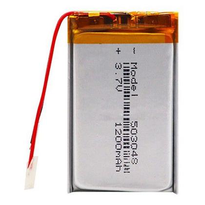 Imagem de Bateria  3,7v 1200mah 5mm X 30mm X 48mm Mp3 Mp4  2 fios