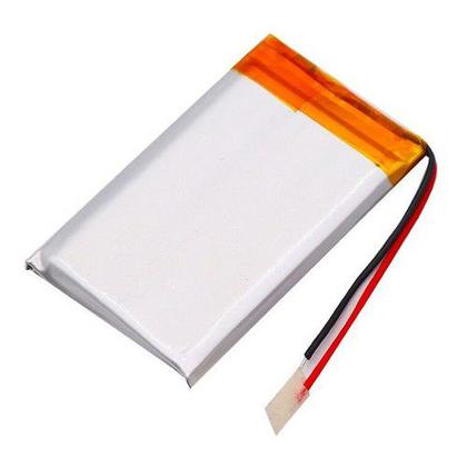 Imagem de Bateria  3,7v 1200mah 5mm X 30mm X 48mm Mp3 Mp4  2 fios