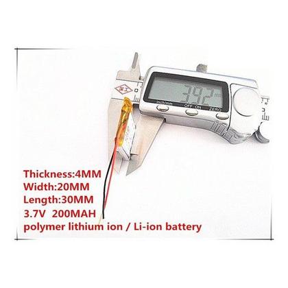 Imagem de Bateria 402030 De 3,7v Com 200mah