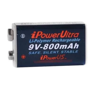 Imagem de Bateria 9V Recarregável De 800Mah Profissional Ipower