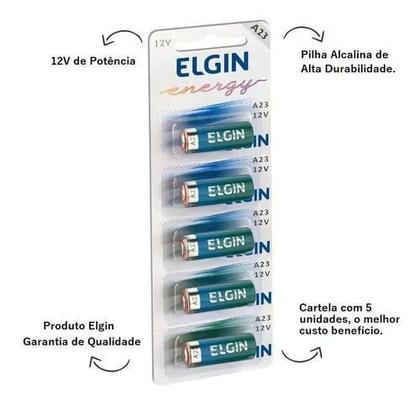 Imagem de Bateria Alcalina A 23 (Cartela C/5)