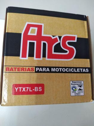 Imagem de Bateria ars  7 ah - para motocicletas ytx7l - bs