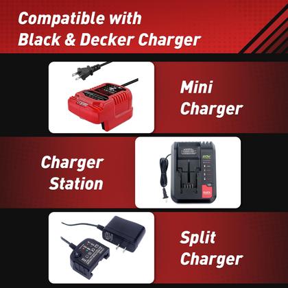 Imagem de Bateria Bonadget 3500mAh 20V LBXR20 de substituição Black and Decker