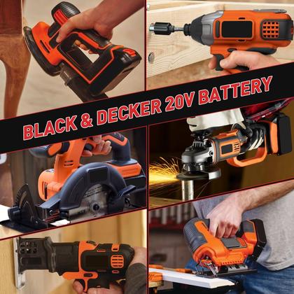 Imagem de Bateria Bonadget 3500mAh 20V LBXR20 de substituição Black and Decker