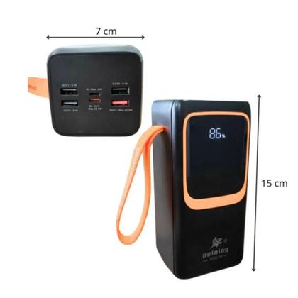 Imagem de Bateria Carregador Portátil Powerbank 50.000mAh Para Todos Eletrônicos