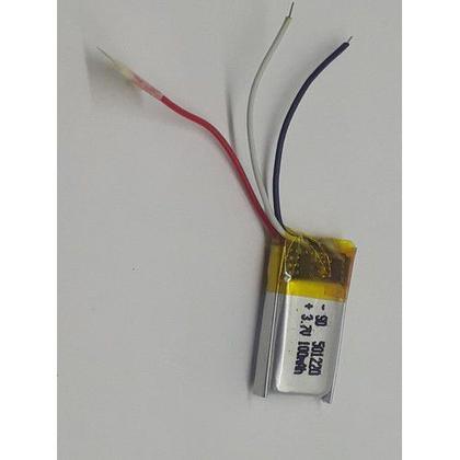 Imagem de Bateria  Com 3 Fios Pequena C/ 3.7v 100 Mah