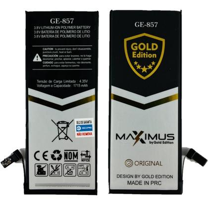 Imagem de Bateria Compatível com iPhone 6s Gold Edition Ge-857 Premium