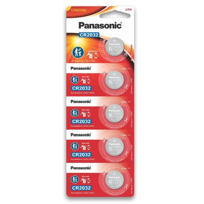 Imagem de Bateria CR2032 3V Lithium Panasonic 3V Moeda 10 Pilhas