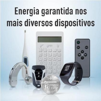 Imagem de Bateria de Lithium Botão CR 2032 Panasonic - tira c/5
