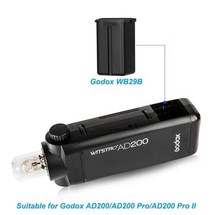 Imagem de Bateria de Lítio GODOX WB29B/WB29A para Flash AD200 Pro