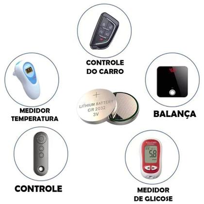 Imagem de Bateria de Lítio para Bios 3V - CR2032