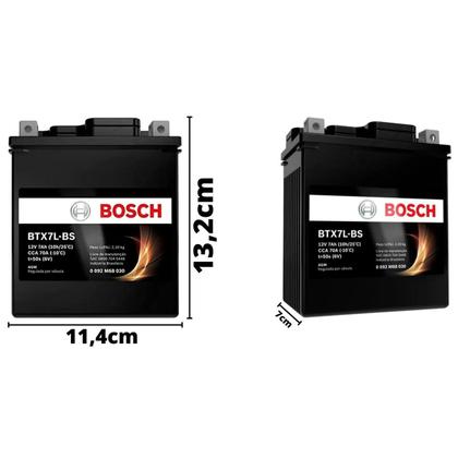 Imagem de Bateria de Moto BTX7L-BS 7AH 12V Selada - Bosch