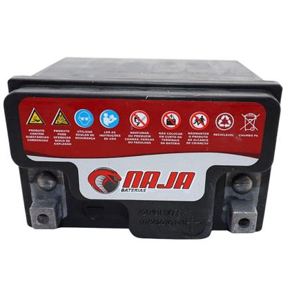 Bateria de Moto Naja 6 Amperes 6-NS 12v Imagem de Bateria de Moto Naja 6 Amperes 6-NS 12v