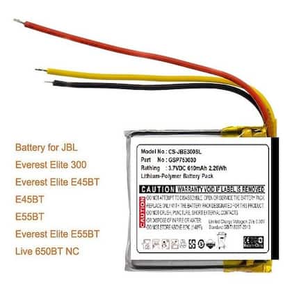 Imagem de Bateria E55bt, Duet Bt, Tune 750 Cs-jbe300sl Gsp753030