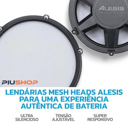 Imagem de Bateria Eletrônica Alesis Nitro Max 8 Peças Bluetooth
