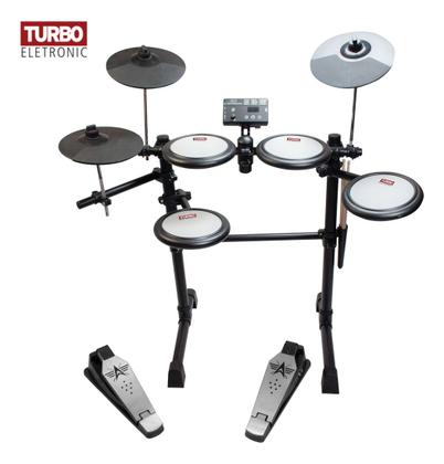 Imagem de Bateria Eletrônica Turbo 7 Pad Tdx16 Kit Com Banco