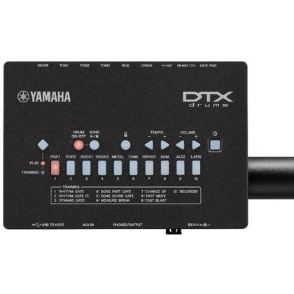 Bateria Eletrônica Yamaha DTX432K USB com 10 Funções de Treino