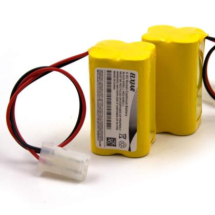 Imagem de Bateria elxjar 4,8 V 800 mAh Ni-CD AA de substituição, pacote com 2 unidades