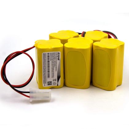 Imagem de Bateria elxjar 4,8 V 800 mAh Ni-CD AA de substituição, pacote com 2 unidades
