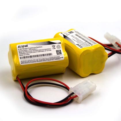 Imagem de Bateria elxjar 4,8 V 800 mAh Ni-CD AA de substituição, pacote com 2 unidades